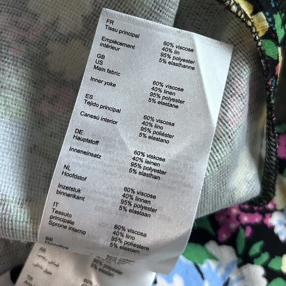 Maje Rapy Floral Off the Shoulder Dress ASO Emily in Paris - Picture 9 of 12